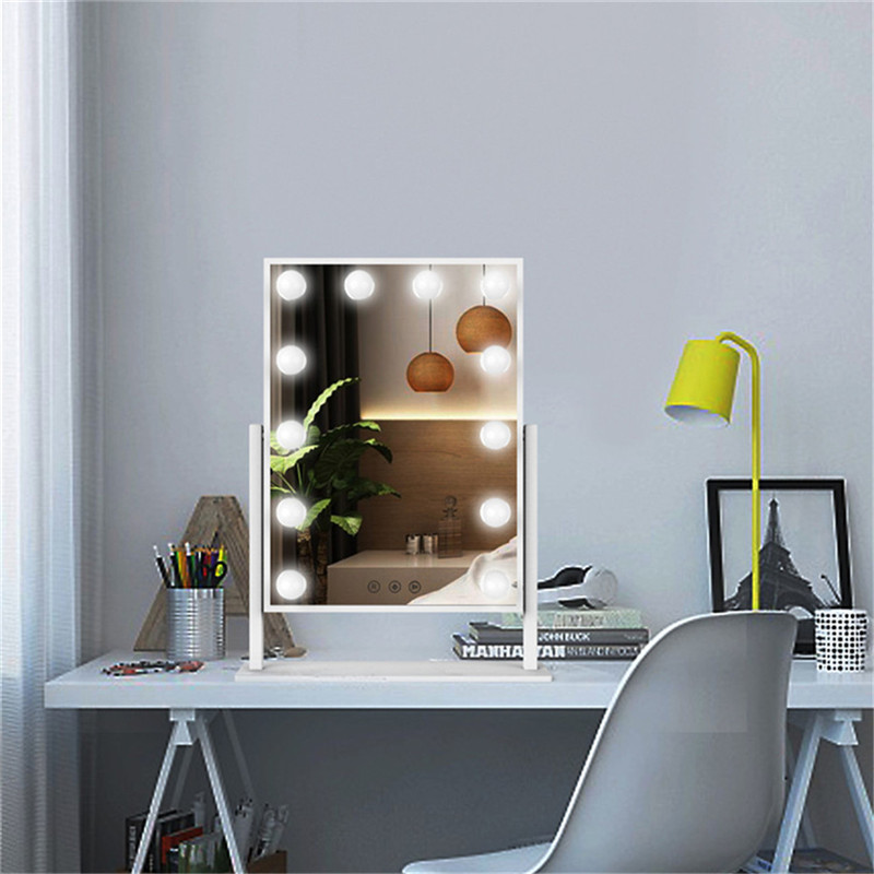 Tabela 360 stopni Rotation lightd Bulbs room led próżność girl hollywood make mirror